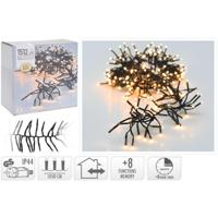 Kerstverlichting cluster 1512LED warmwit - thumbnail