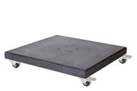 Platinum | Parasolvoet Modena Graniet met Wielen | 90 kg - thumbnail