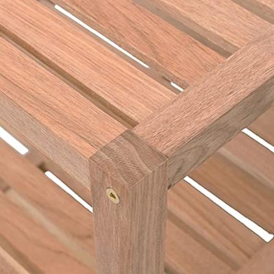 VidaXL Badkamerrek 65x40x55 cm massief walnotenhout
