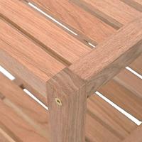 Badkamerrek 65x40x55 cm massief walnotenhout - thumbnail