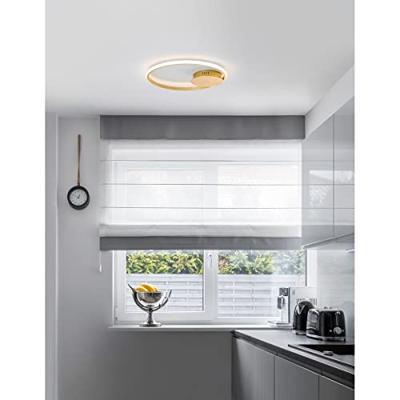 Lyora Ronde plafondlampFuline goud Ø 50cm - 9348071