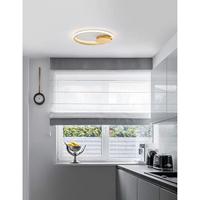 Lyora Ronde plafondlampFuline goud Ø 50cm - 9348071 - thumbnail