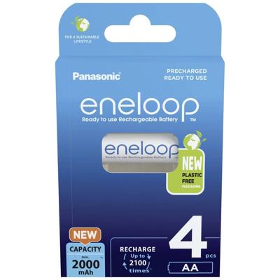 eneloop eneloop HR06 Oplaadbare AA batterij (penlite) NiMH 2000 mAh 1.2 V 4 stuk(s) eneloop eneloop HR06 Oplaadbare AA batterij (penlite) NiMH 2000 mAh 1.2 V 4 stuk(s)