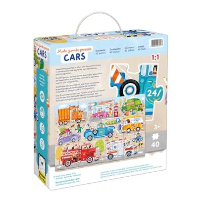 Banana Panda - moto jumbo puzzel auto&apos;s - 40st.
