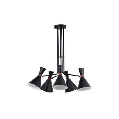 Light & Living Hanglamp 'Hoodies' 5-Lamps, kleur Mat Zwart Light & Living Hanglamp 'Hoodies' 5-Lamps, kleur Mat Zwart