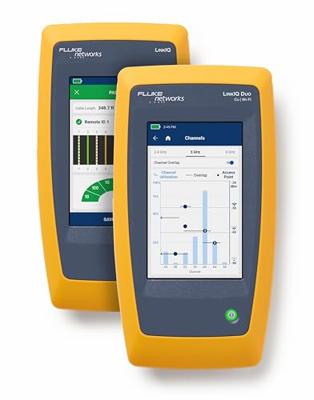 Fluke Networks LIQ-DUO-VFL-LFD-H6EU Netwerktester Geschikt voor: CAT 4, CAT 5, CAT 5e, CAT 6, CAT 6A, WiFi 6E, Kabel, 10 Gbit/s