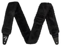 Fender Poodle Plush Strap Black gitaarband - thumbnail