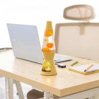 Waxinelicht Lavalamp - Geel Met Gele Lava - thumbnail