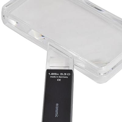 Eschenbach 26421255 Vergrootglas Vergrotingsfactor: 2 x Lensgrootte: (l x b) 120 mm x 55 mm