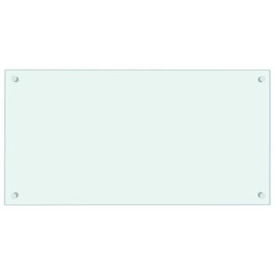 VidaXL Spatschermen keuken 2 st 80x40 cm gehard glas wit VidaXL Spatschermen keuken 2 st 80x40 cm gehard glas wit
