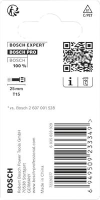Bosch Accessoires Impact Control T15 25mm | 2 stuks - 2608522473