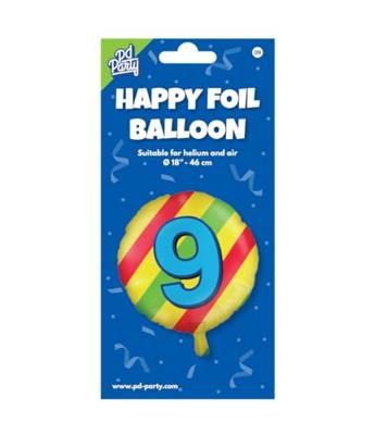 Paperdreams Happy folie ballon - 9 jaar