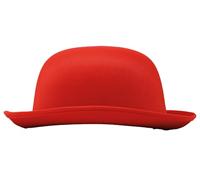 Bolhoed Satijn Rood - thumbnail