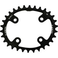 O.symetric kettingblad chain ring 32t alu black - thumbnail