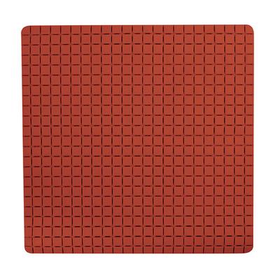 MSV Douche|bad anti-slip mat badkamer - rubber - terracotta - 54 x 54