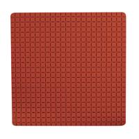 MSV Douche|bad anti-slip mat badkamer - rubber - terracotta - 54 x 54 - thumbnail