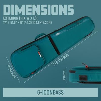 Gator Cases G-ICONBASS Icon serie softcase voor elektrische basgitaar - zwart