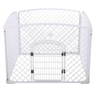 Topmast puppyren playpen - Kunststof - Wit. 4-delig - 100 * 100 * 75cm Hoog. Topmast puppyren playpen - Kunststof - Wit. 4-delig - 100 * 100 * 75cm Hoog.