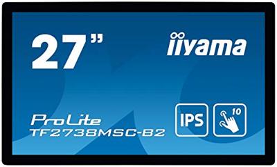 Iiyama ProLite TF2738MSC-B2 LCD-monitor Energielabel F (A - G) 68.6 cm (27 inch) 1920 x 1080 Pixel 16:9 5 ms DVI, HDMI, DisplayPort, Hoofdtelefoon (2.5 mm