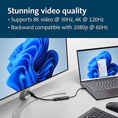 Kensington CV5000DP USB-C 4K/8K DisplayPort 1.4 Adapter