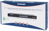Intellinet 561341 19 netwerk switch 16 + 2 poorten 1 GBit/s - thumbnail