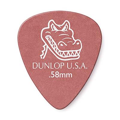 Dunlop 417P058 Gator Grip Pick 0.58 mm plectrum set 12 stuks Dunlop 417P058 Gator Grip Pick 0.58 mm plectrum set 12 stuks