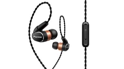 Pioneer SE-CH9T-K HiFi In Ear oordopjes Zwart, Koper