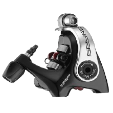 TRP md-c610 spyre remklauw mechanisch flatmount achter zwart/zilver