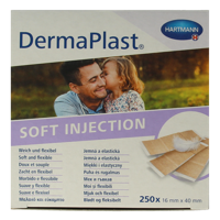 Dermaplast Injectiepleisters sensitive 16mm x 40mm 250 Stuks - thumbnail