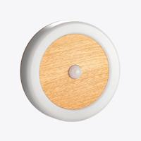 Wandlamp Rond Hout - Led - Sensor - Oplaadbaar - Draadloos - thumbnail