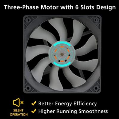 Akasa OTTO SF12 Computer behuizing Ventilator 12 cm Zwart, Grijs 1 stuk(s) Akasa OTTO SF12 Computer behuizing Ventilator 12 cm Zwart, Grijs 1 stuk(s)