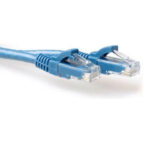 ACT IS8600 U/UTP CAT6 Patchkabel Snagless Blauw - 50 cm