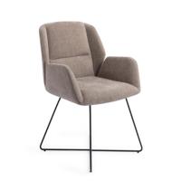 Jesper Home Myoko eetkamerstoel Greystones cross black - thumbnail