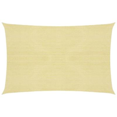 Zonnezeil 160 g/m 2,5x4 m HDPE beige