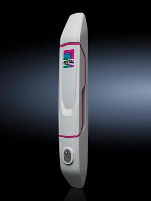 Rittal VX 8618.240 Comfortabele handgreep Met cilinder inzetstuk Grijs-wit (RAL 7035) 1 stuk(s)