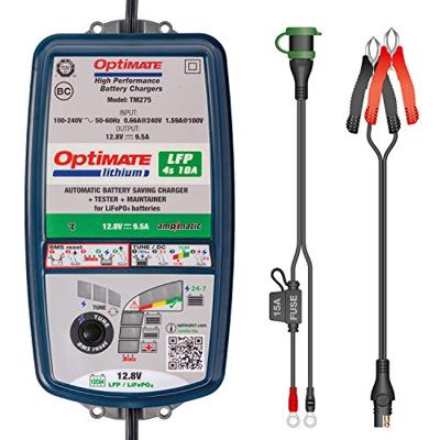 TecMATE Acculader "optimate lithium 4s 10a". optimate 4s charger lithium 9.5a