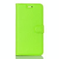 Elephone P8000 horizontaal Litchi structuur PU leren Flip Hoesje met houder en opbergruimte voor pinpassen & geld (groen) - thumbnail