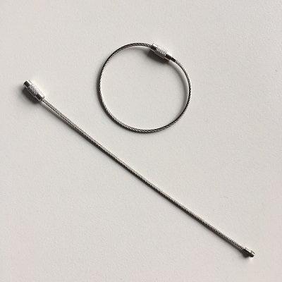 Kabeltje 150 mm met sluiting 100 stuks