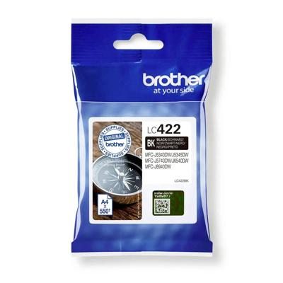 Brother LC-422BK inktcartridge 1 stuk(s) Origineel Zwart