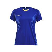 Craft 1905567 Progress Contrast Jersey W - Club Cobolt/Yellow - M - thumbnail