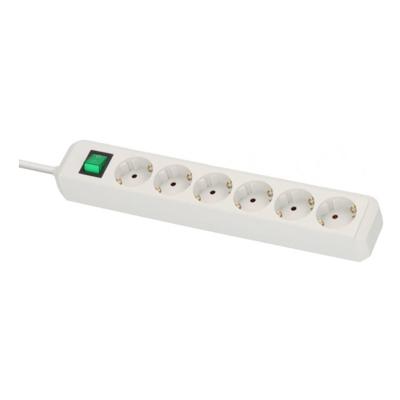 Brennenstuhl eco-line stekkerdoos 6x stekkerdoos (wit, 1159520400, voor 6 stekkers)