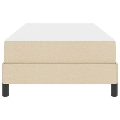 Boxspring bed Anders Crème 80 x 200 cm Stof