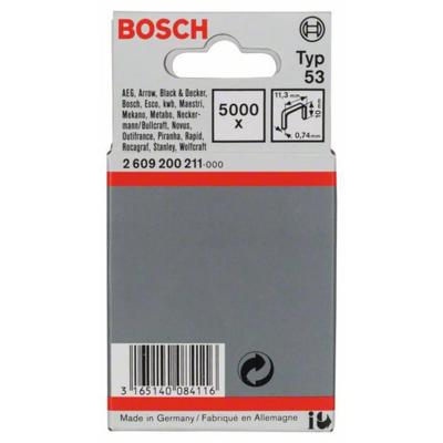 Bosch Accessoires Niet met fijne draad type 53 11,4 x 0,74 x 10 mm 5000st - 2609200211