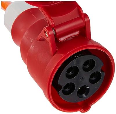 AS Schwabe 70419 Stroom Verlengkabel 16 A Oranje 5.00 m H07BQ-F 5G 2,5 mm² Spiraalkabel