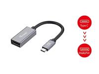 Equip 133493 video kabel adapter 0,15 m USB Type-C DisplayPort Zwart, Grijs - thumbnail