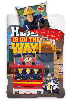 Brandweerman Sam dekbedovertrek Help 100 X 135 cm Katoen Brandweerman Sam dekbedovertrek Help 100 X 135 cm Katoen