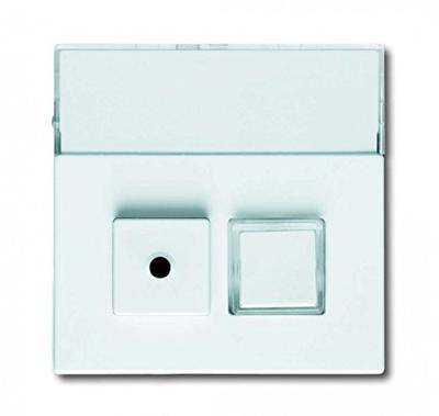 Busch-Jaeger 2CKA001582A0348 Tekstveld, Knop Afdekking Axcent Wit, Verkeerswit 1 stuk(s)