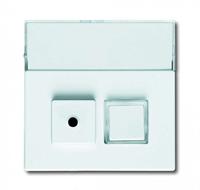 Busch-Jaeger 2CKA001582A0348 Tekstveld, Knop Afdekking Axcent Wit, Verkeerswit 1 stuk(s) - thumbnail