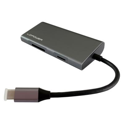 LC Power LC-HUB-C-MULTI-5 USB-C dockingstation Geschikt voor merk (dockingstation): Universeel