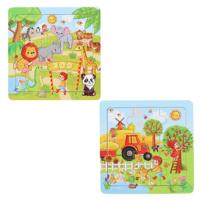 Puzzel Hout Mini 9 Stukjes - thumbnail